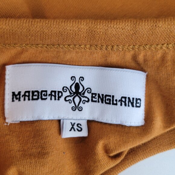 Madcap England MCM Mod 60s 70s Geo Pattern Short Sleeve T Shirt Size XS NWOT - Picture 3 of 7